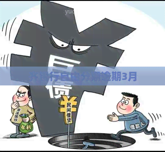 齐银行自由分期逾期3月