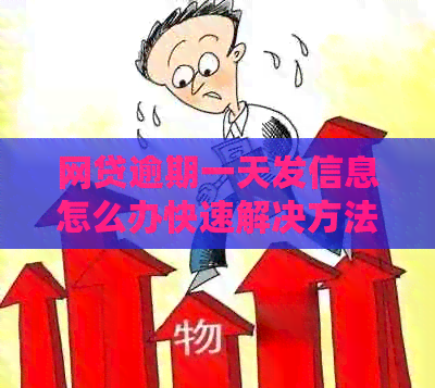 网贷逾期一天发信息怎么办快速解决方法