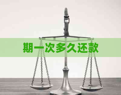 期一次多久还款