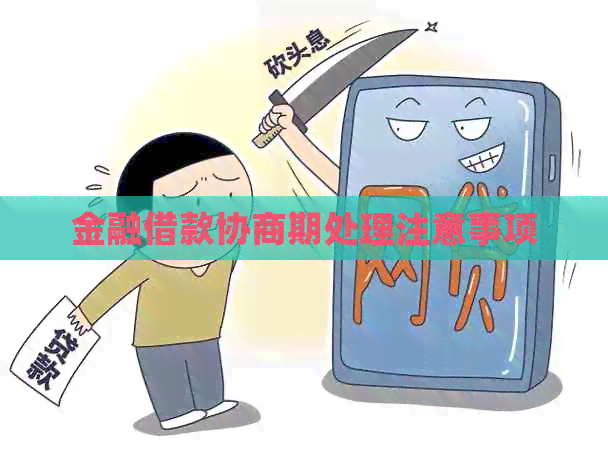金融借款协商期处理注意事项