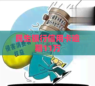 民生银行信用卡逾期11万