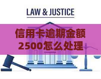 信用卡逾期金额2500怎么处理