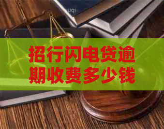 招行闪电贷逾期收费多少钱