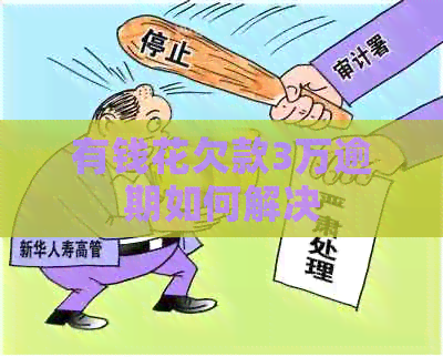 有钱花欠款3万逾期如何解决