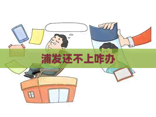 浦发还不上咋办