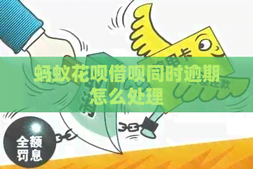 蚂蚁花呗借呗同时逾期怎么处理