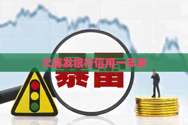 欠浦发银行信用一年多