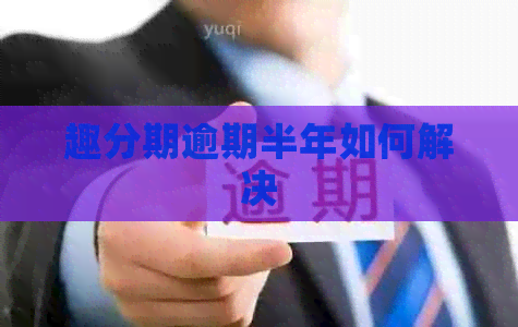 趣分期逾期半年如何解决