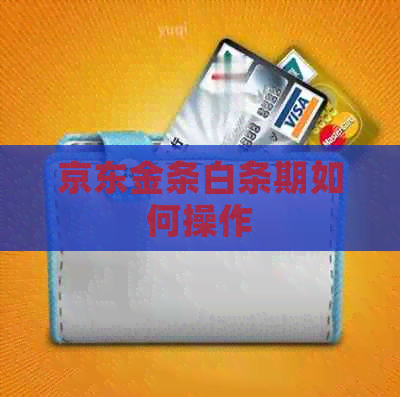 京东金条白条期如何操作