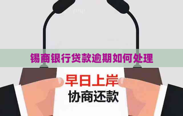 锡商银行贷款逾期如何处理