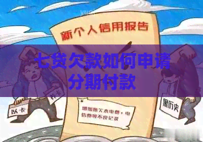 七贷欠款如何申请分期付款