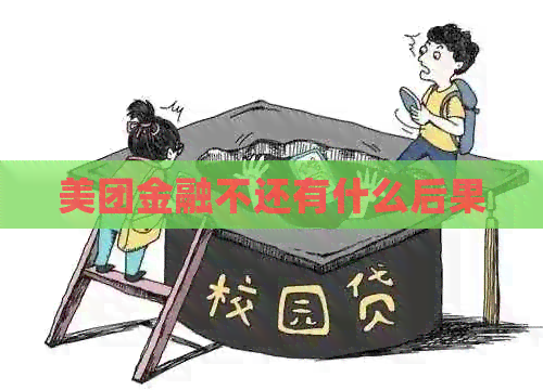 美团金融不还有什么后果