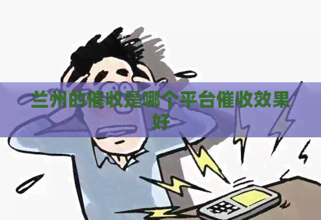 兰州的是哪个平台效果好