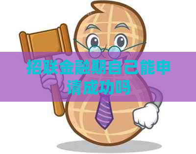 招联金融期自己能申请成功吗
