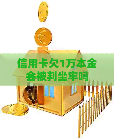 信用卡欠1万本金会被判坐牢吗