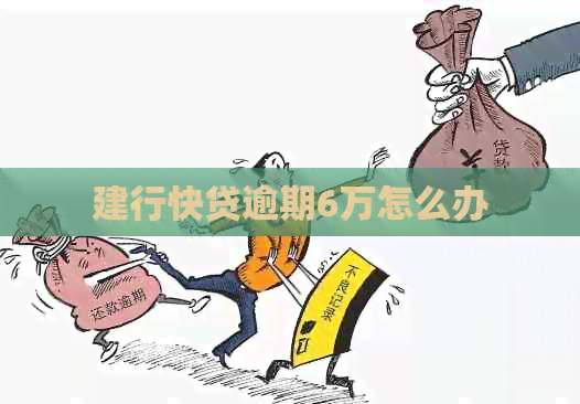 建行快贷逾期6万怎么办