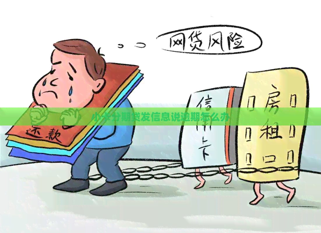 小卡分期贷发信息说逾期怎么办