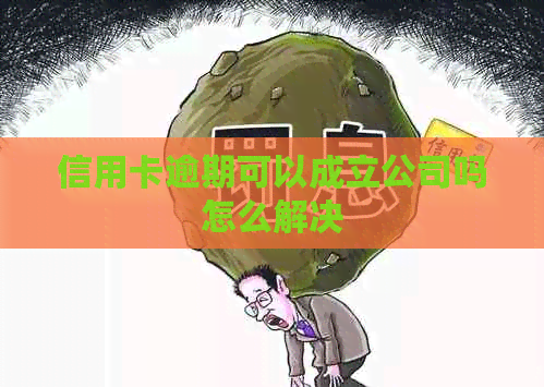 信用卡逾期可以成立公司吗怎么解决