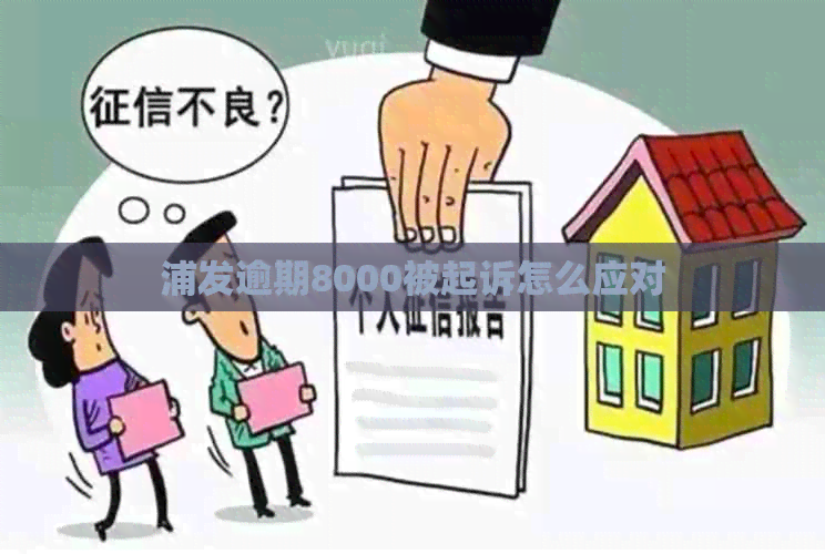 浦发逾期8000被起诉怎么应对
