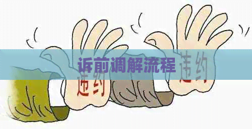 诉前调解流程