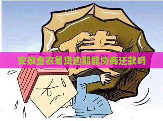 安徽金农易贷逾期能协商还款吗