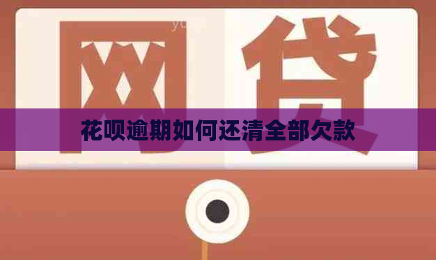 花呗逾期如何还清全部欠款