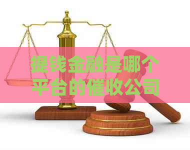 提钱金融是哪个平台的公司如何处理
