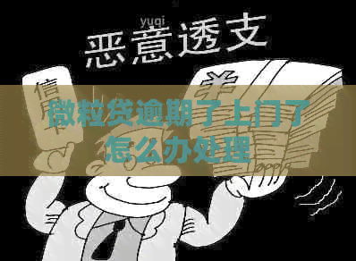 微粒贷逾期了上门了怎么办处理