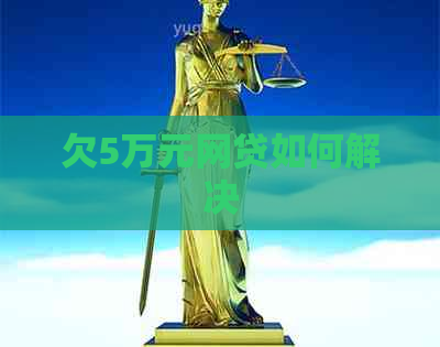 欠5万元网贷如何解决