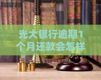 光大银行逾期1个月还款会怎样