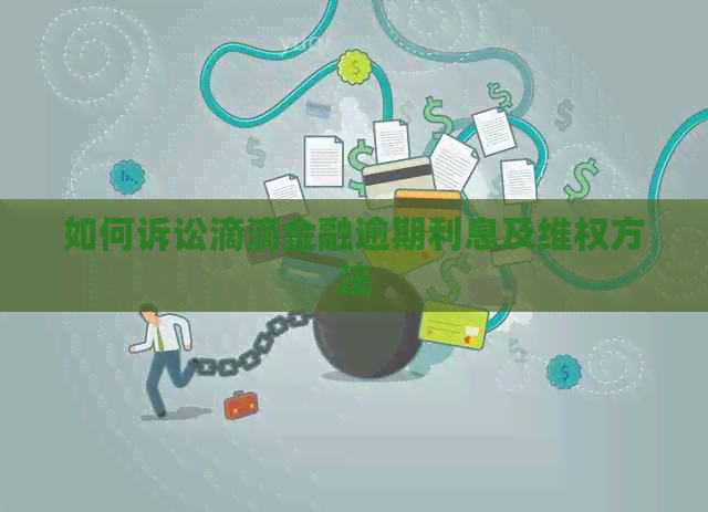 如何诉讼滴滴金融逾期利息及     方法