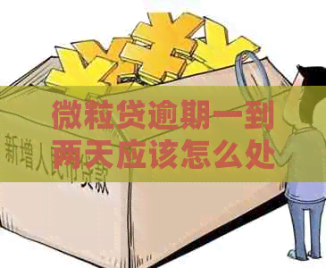 微粒贷逾期一到两天应该怎么处理