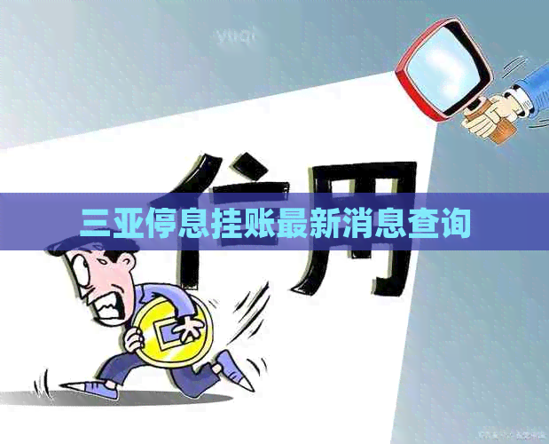 三亚停息挂账最新消息查询