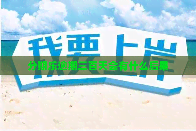 逾期三百天会有什么后果