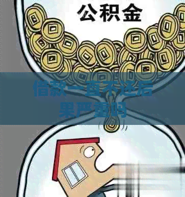 借款一直不还后果严重吗