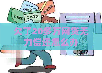 欠了20多万网贷无力偿还怎么办