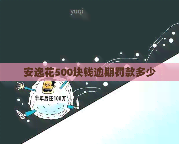 安逸花500块钱逾期罚款多少