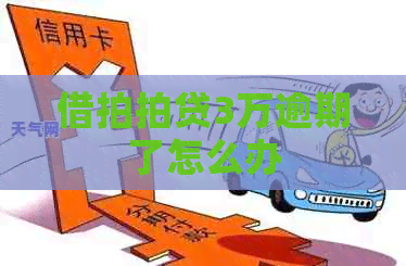 借3万逾期了怎么办
