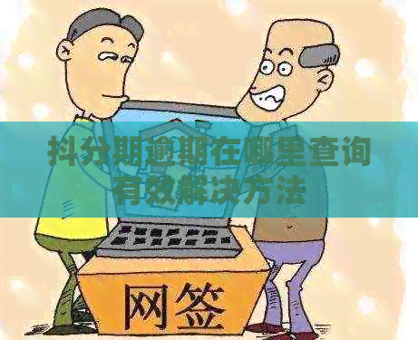 抖分期逾期在哪里查询有效解决方法