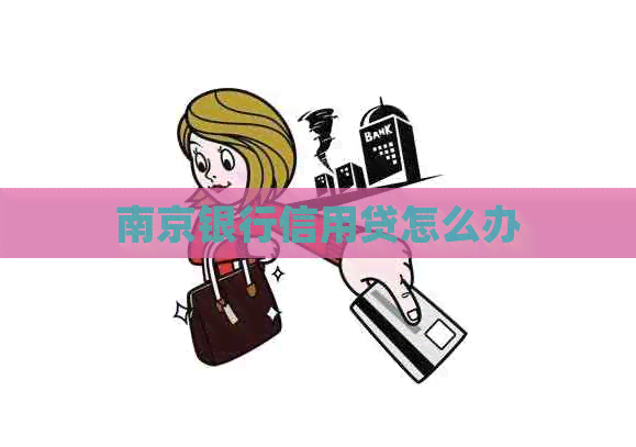 南京银行信用贷怎么办