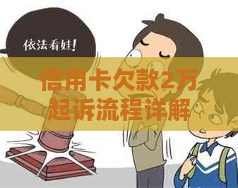 信用卡欠款2万起诉流程详解