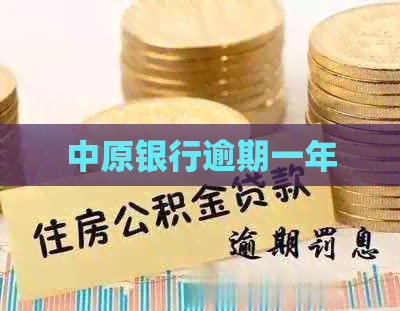 中原银行逾期一年