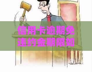 信用卡逾期免违约金期限如何规定