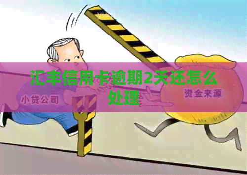 汇丰信用卡逾期2天还怎么处理
