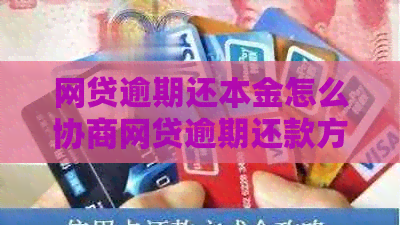 网贷逾期还本金怎么协商网贷逾期还款方案分享