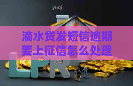 滴水贷发短信逾期要上怎么处理