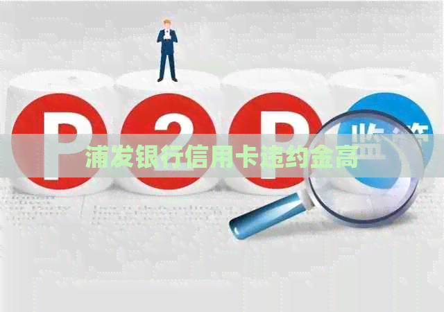 浦发银行信用卡违约金高