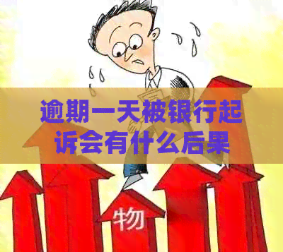 逾期一天被银行起诉会有什么后果