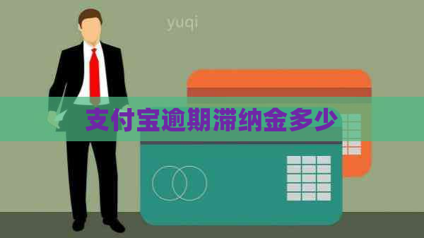 支付宝逾期滞纳金多少