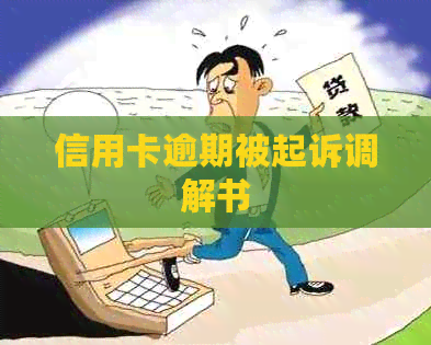 信用卡逾期被起诉调解书